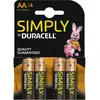 Bild von Duracell Alkaline Batterie (4 Stk., AA), Batterien + Akkus