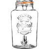 Bild von 2x Kilner Getränkespender, Getränkespender, Transparent, Silber, Orange