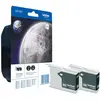 Bild von Brother, Druckerpatrone, LC1000BK - Schwarz - Original - Tintenpatrone (Packung mit 2) (BK)