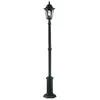 Bild von Elstead Lighting, Gartenbeleuchtung, Parish Aussen-Stehleuchte E27 180cm Schwarz IP44, Made in UK (1800 lm, E27, IP44)