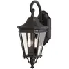 Bild von Elstead Lighting, Gartenbeleuchtung, Cotswold Lane Aussen-Wandleuchte E14 2-fach 52cm Schwarz IP44 (E14, IP44)