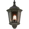 Bild von Elstead Lighting, Gartenbeleuchtung, Medstead Aussen-Wandleuchte E27 45cm Schwarz IP43 (E27, IP43, IP44)