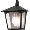 Bild von Elstead Lighting, Gartenbeleuchtung, York Aussen-Wandleuchte E27 28cm Schwarz (E27, IP23)