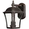 Bild von Elstead Lighting, Gartenbeleuchtung, Wabash Aussen-Wandleuchte E14 2-fach Mokka IP44 (E14, IP44)
