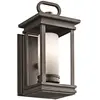 Bild von Elstead Lighting, Gartenbeleuchtung, South Hope Aussen-Wandleuchte E14 30cm Rubinierte Bronze IP44 (E14, IP44)