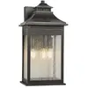 Bild von Elstead Lighting, Gartenbeleuchtung, Livingston Aussen-Wandleuchte E14 3-fach Kaiserliche Bronze IP44 Anti-Meerwasser (E14, IP44)