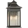 Bild von Elstead Lighting, Gartenbeleuchtung, Livingston Aussen-Wandleuchte E14 2-fach Kaiserliche Bronze IP44 Anti-Meerwasser (E14, IP44)
