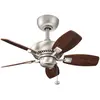 Bild von Elstead Lighting Canfield leiser Deckenventilator Ø76cm, Ventilator, Silber