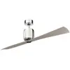 Bild von Elstead Lighting Ferron leiser Deckenventilator Ø152cm DC-Motor + Fernbedienung Champagner klar, Ventilator, Silber