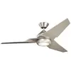 Bild von Elstead Lighting Jade leiser Deckenventilator mit LED Licht Ø152cm + Fernbedienung Silber, Ventilator, Silber
