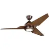 Bild von Elstead Lighting Jade leiser Deckenventilator mit LED Licht Ø152cm + Fernbedienung Walnuss, Ventilator, Bronze