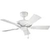 Bild von Elstead Lighting Kevlar leiser Deckenventilator Ø107cm IP44 Aussenbereich, Ventilator, Weiss
