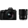 Bild von Panasonic Lumix S5 Mark II X + S 20-60mm f3,5-5,6 + S 50mm f1,8 (20 - 60 mm, 24.20 Mpx, Vollformat), Kamera, Schwarz