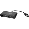 Bild von Kensington K39120EU (USB-A, 4 Ports), Dockingstation + USB Hub, Schwarz