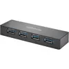 Bild von Kensington USB 3.0 4 Port Hub (USB-A, 4 Ports), Dockingstation + USB Hub, Schwarz