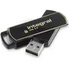 Bild von Integral Secure 360 Encrypted USB 3.0 USB-Stick USB Typ-A 3.2 Gen 1 (3.1 Gen 1) (64 GB, USB-A), USB Stick, Schwarz, Gold