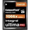 Bild von Integral 256GB ULTIMAPRO COMPACTFLASH 1066X (256 GB, CFast), Speicherkarte, Schwarz