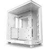Bild von NZXT H6 Flow (ATX, mATX, Mini-ITX), PC Gehäuse, Weiss
