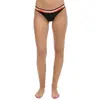 Bild von Gestreifte Bikinihose Damen Superdry Schwarz XS