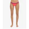 Bild von Gestreifte Bikinihose Damen Superdry Rot L