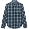 Bild von Langarm Baumwollhemd Superdry Lumberjack Bleu XL