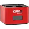 Bild von Hähnel ProCube3 DSLR Charger Canon fr LP-E, LP-E8 und LP-E17 (Kamera Akku Ladegerät), Kamera Stromversorgung, Rot, Schwarz