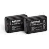 Bild von Hähnel HL-XW50, 2er Kamera-Akku ersetzt Original-Akku NP-FW50 7.2 V 1000 mAh (Kamera Akku), Kamera Stromversorgung, Schwarz