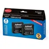 Bild von Hähnel HL-PLG10, 2er Kamera-Akku ersetzt Original-Akku DMW-BLG10E 7.2 V 1000 mAh (Kamera Akku), Kamera Stromversorgung, Schwarz