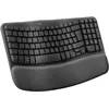 Bild von Logitech Wave Keys (DE, Kabellos), Tastatur, Schwarz