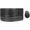 Bild von Logitech Wave Keys and Lift Combo (DE, Kabellos), Tastatur, Schwarz