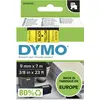 Bild von Dymo, Beschriftungsband, S0720730 Standardband (0.90 cm, Gelb, Schwarz)