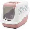 Bild von Savic Kattenbak Nestor Impression Flamingo Roze / Wit, Katzenklo