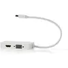 Bild von Nedis Mehrfachadapterkabel (0.20 m), Videokabel, Weiss