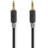 Bild von Nedis Gold Cabw22000at10 Stereo-audiokabel M-m Beschichtet 3.5mm 3.5mm 1 M
