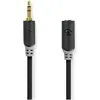 Bild von Nedis CABW22050AT50 Audio-Kabel 5 m 3.5mm Anthrazit (5 m, AUX Kabel), Audiokabel