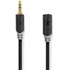 Bild von Nedis Gold Cabw22050at50 Stereo-audiokabel M-f Beschichtet 3.5mm 3.5mm 5 M