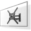 Bild von Nedis Vollbewegliche TV-Wandhalterung - 23 - 55" - Max. 30 kg - 3 Drehpunkte - Drehwinkel: 180 ° - (Wand, 30 kg, 23" - 55"), TV Wandhalterung, Schwarz