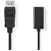 Bild von Nedis DisplayPort   HDMI CCGB37150 (HDMI, 20 cm), Data + Video Adapter, Schwarz