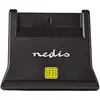 Bild von Nedis RDRU2SM3BK Intelligenter Kartenleser, Schwarz, USB 2.0 (USB 2.0), Speicherkartenlesegerät, Schwarz