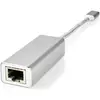 Bild von Nedis USB-Adapter- USB 3.2 Gen 1- USB-Typ-C Stecker- RJ45 Buchse- Vergoldet- 0.20 m (USB-C, USB-C 3.2 Gen 1, RJ45 (1x)), Netzwerkadapter, Silber