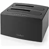 Bild von Nedis Festplatten-Dockingstation USB 3.2 Gen1 USB Type-A 2 Festplatten 2.5 / 3.5 " USB 3.2, SSD + Festplatte Zubehör