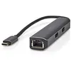 Bild von Nedis Gold Ccbw64210at02 5-in-1-multiport-usb-adapter Usb 3.2 Gen 1 Usb-c M-rj45 W/hdmi/3x Usb-a W 5 Gbit/s Beschichtet 0.2 M