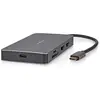 Bild von Nedis USB Multi-Port-Adapter USB 3.2 Gen 1 USB-C  Stecker Micro SD / RJ45 Buchse / SD / USB-C  (USB-C, 7 Ports), Dockingstation + USB Hub, Schwarz