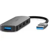 Bild von Nedis USB-Hub USB-A Stecker - 4x USB A, 4-Port port(s), USB 2.0 / USB 3.2 Gen 1, Stromversorgung übe (USB-A, 4 Ports), Dockingstation + USB Hub, Grau