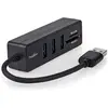 Bild von Nedis USB-Hub USB-A Stecker 3x USB A Buchse 5-Port port(s) USB 3.2 Gen 1 Stromversorgung ü (USB-A, 5 Ports), Dockingstation + USB Hub, Schwarz
