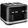 Bild von KitchenAid 5KMT4109EBM manueller 4-Scheiben Toaster Matt Schwarz, Toaster, Schwarz