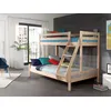 Bild von VIPACK Familienbett Martin 90 x 200 und 140 x 200 cm, mit Leiter in Kiefer massiv natur