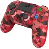 Bild von DragonShock Controller Miraz Wireless rot camo PS4 (PS4), Gaming Controller, Mehrfarbig, Rot