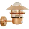 Bild von Nordlux, Gartenbeleuchtung, Blokhus, Wandleuchte m Sensor, Kupfer (E27, IP54)