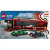 Bild von LEGO F1 Transporter mit RB20 & AMR24 F1 Rennautos (LEGO City)